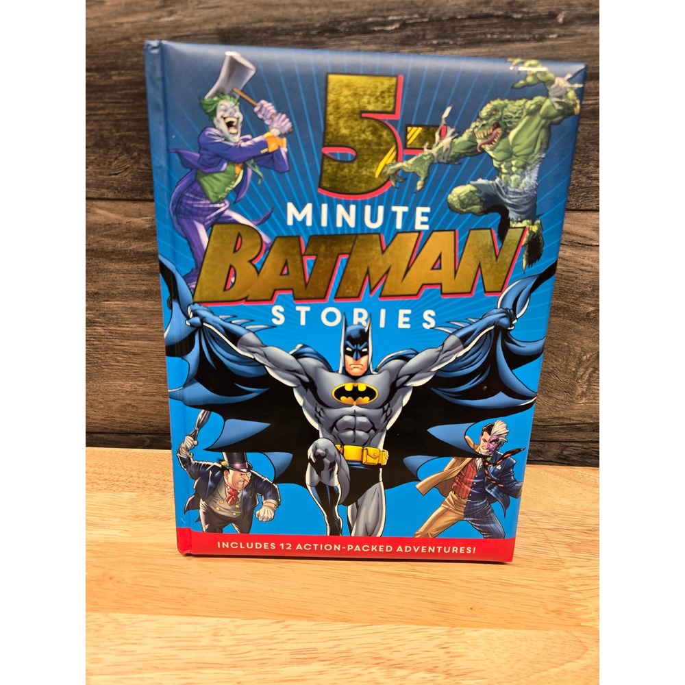5-Minute Batman Stories Hardcover Book 12 DC Comics Adventures HarperFestival